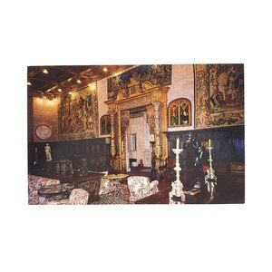 Vintage Postcard Hearst San Simeon Historical Monument Assembly Hall P32578